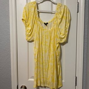 Lane Bryant Yellow Swing Top #50